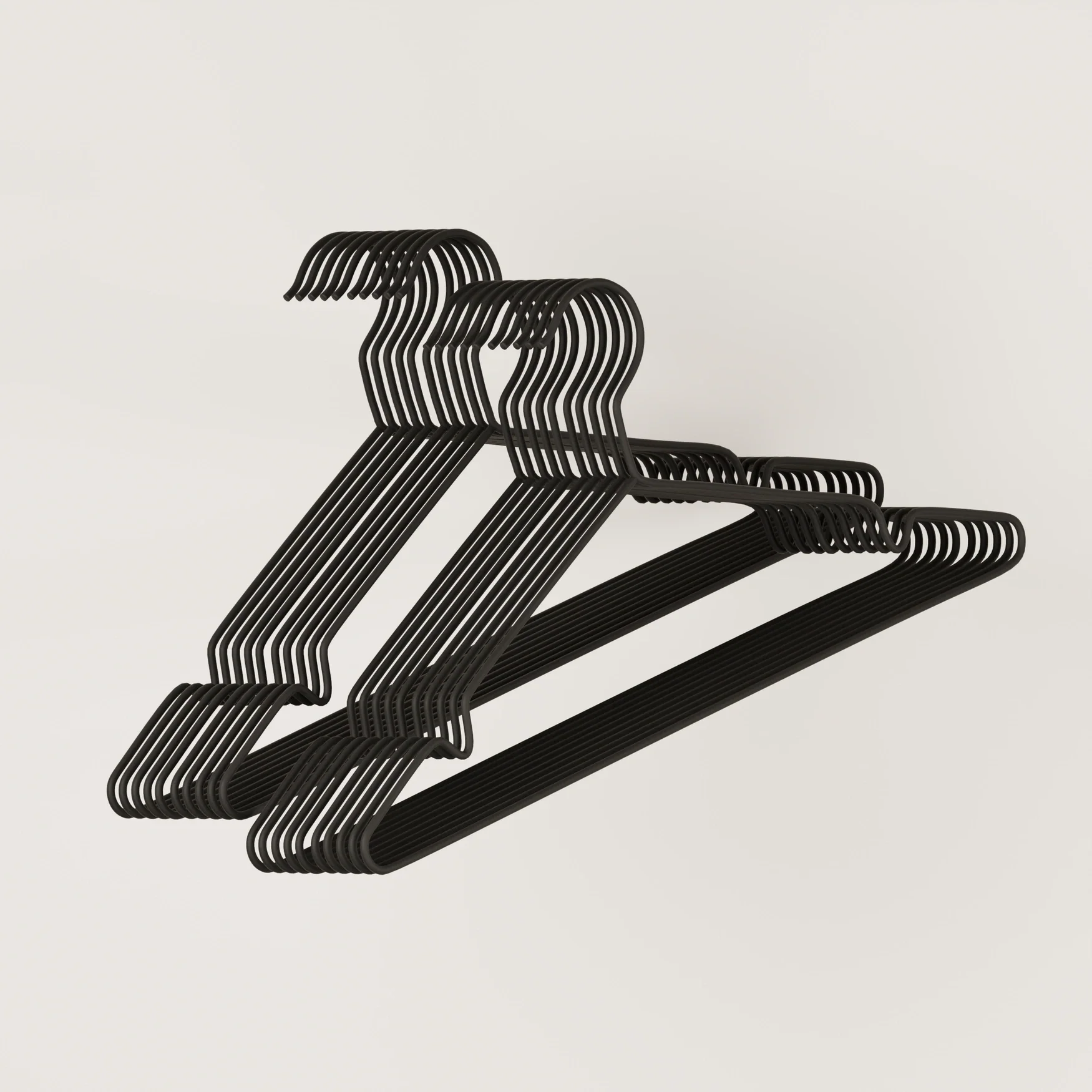 Black metal hanger – For clothes - Image 5