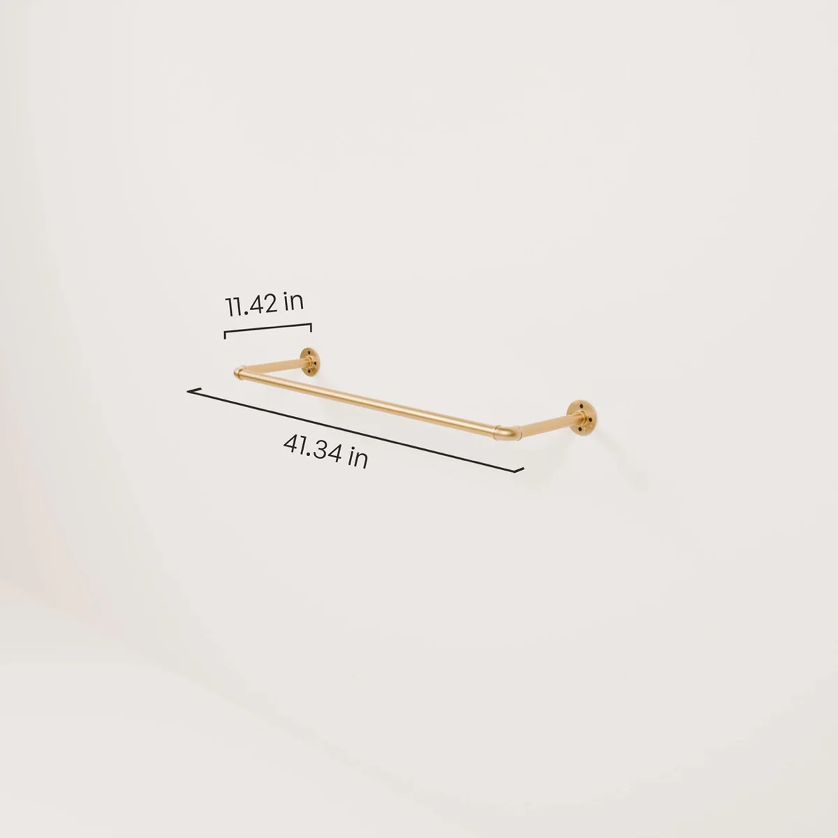 FINN – Wall mounted gold hanger | wall hanger for clothes - Image 3