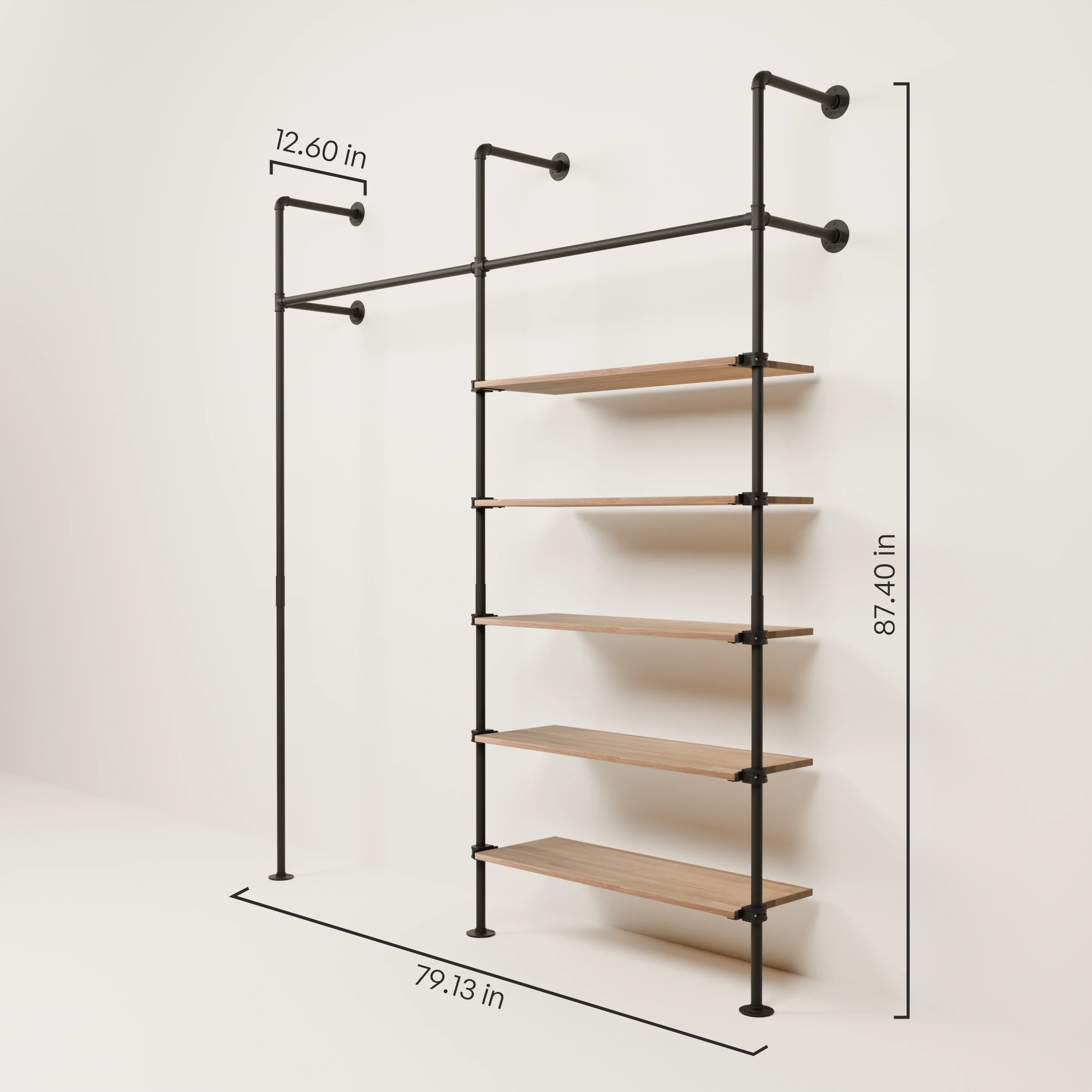 KIM 2 OAK – 5 shelves - Image 3