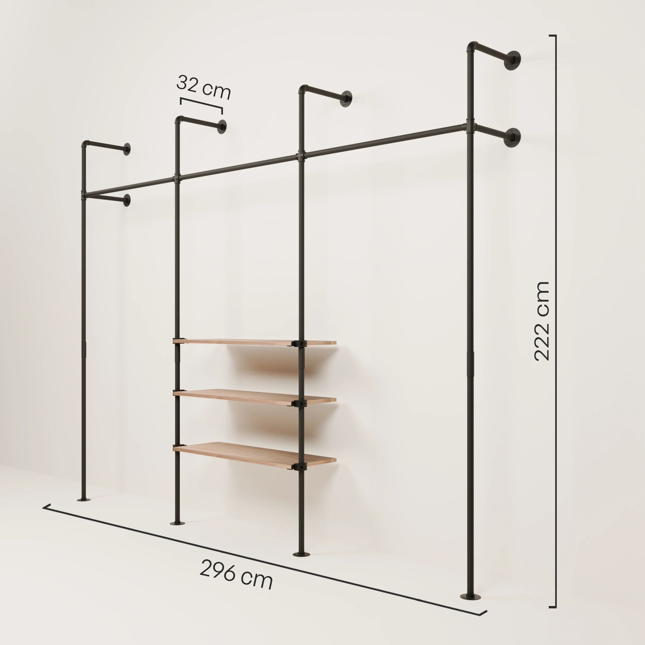 KIM 3 OAK – 3 shelves - Image 3