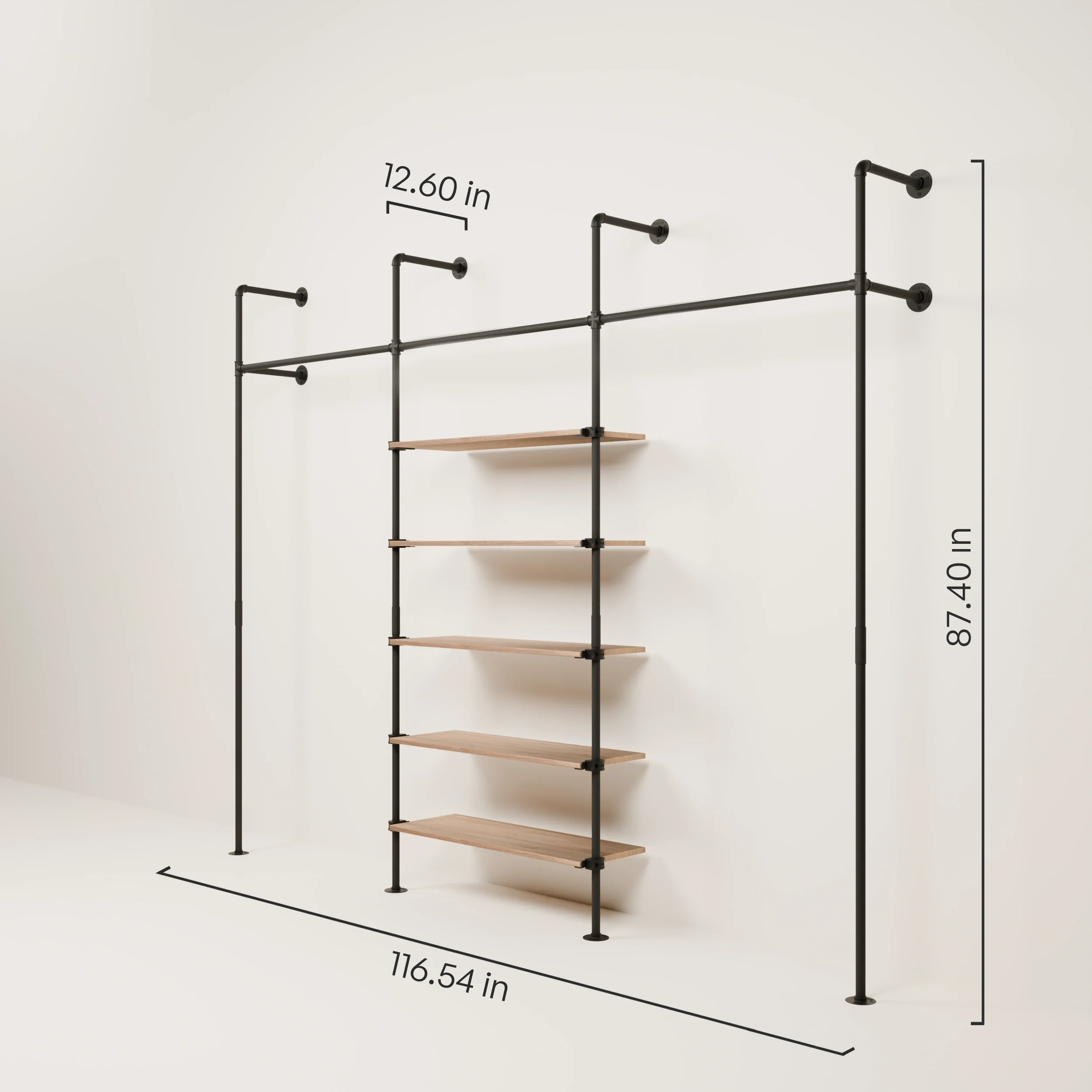 KIM 3 OAK – 5 shelves - Image 3