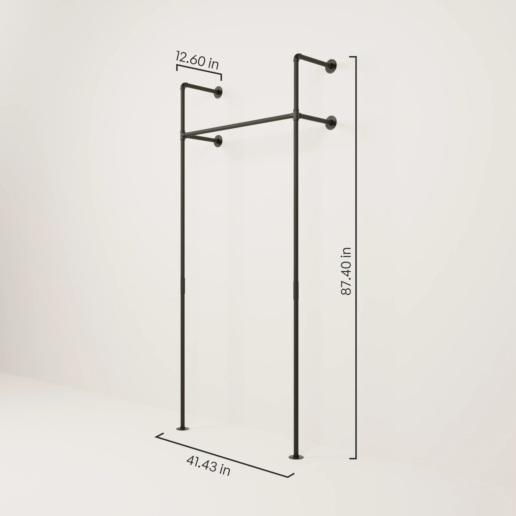 KIM 1 – Industrial wardrobe | industrial style clothes rack - Image 3