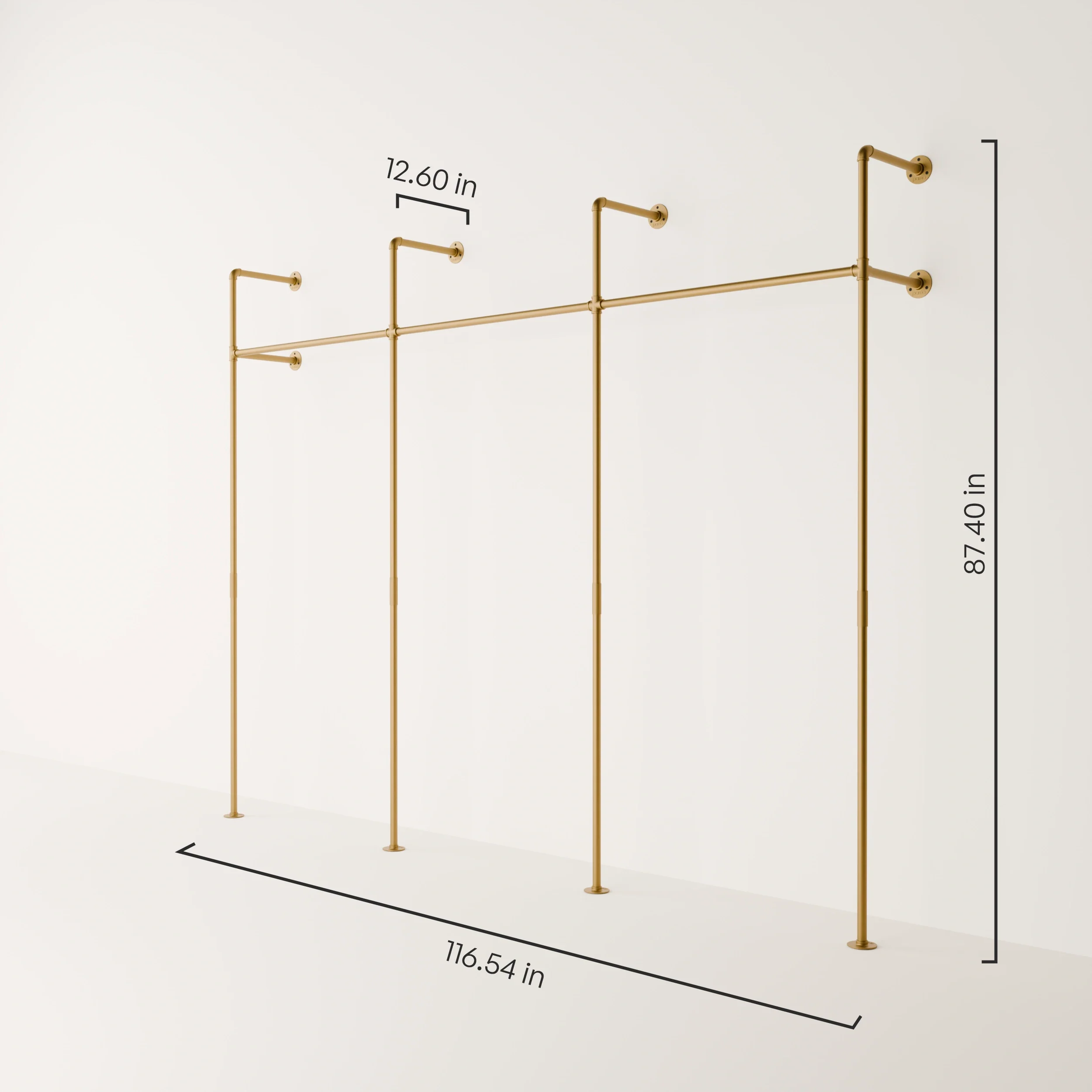 KIM 3 – Gold clothes rail system - Image 3