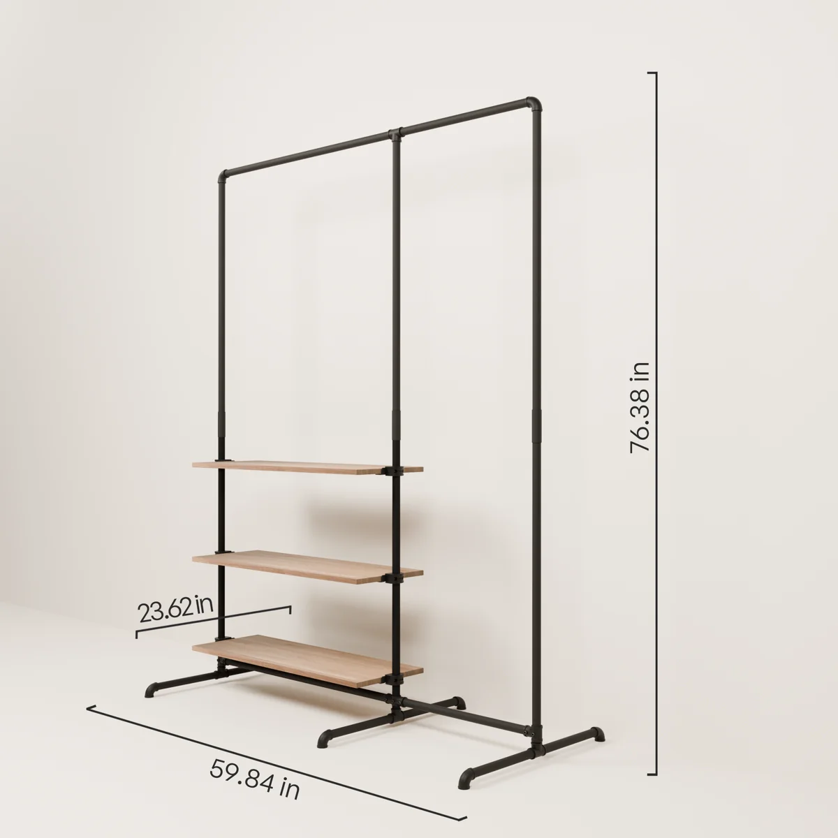 LAS 1.5 OAK – 3 shelves - Image 3
