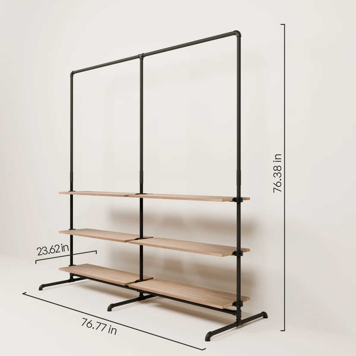 LAS 2 OAK – 6 shelves - Image 3