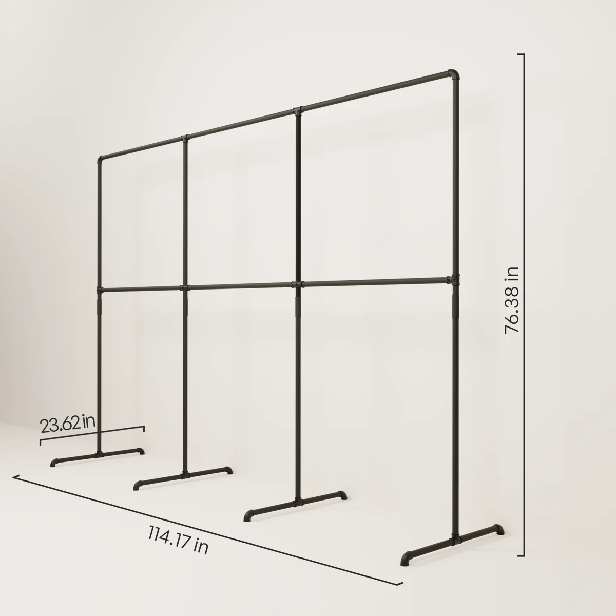 LAS 3 – Large industrial clothes rail - Image 3