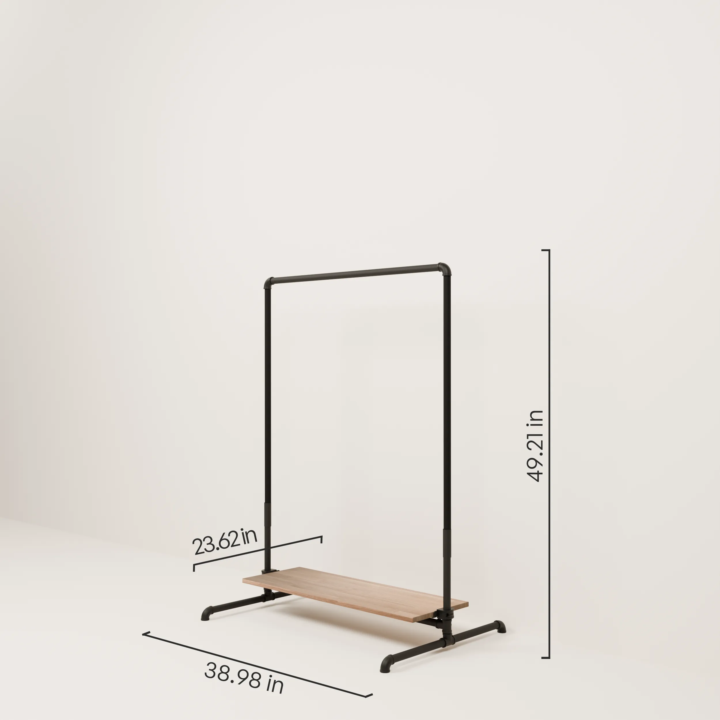 LAS LOW 1 OAK – 1 shelf - Image 3