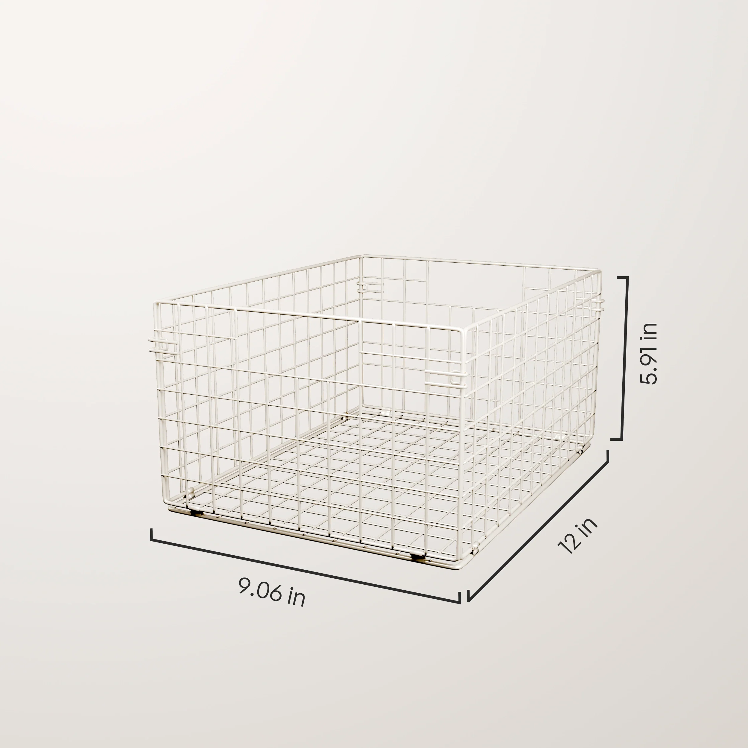 Metal basket storage – Set of 2 - Image 7