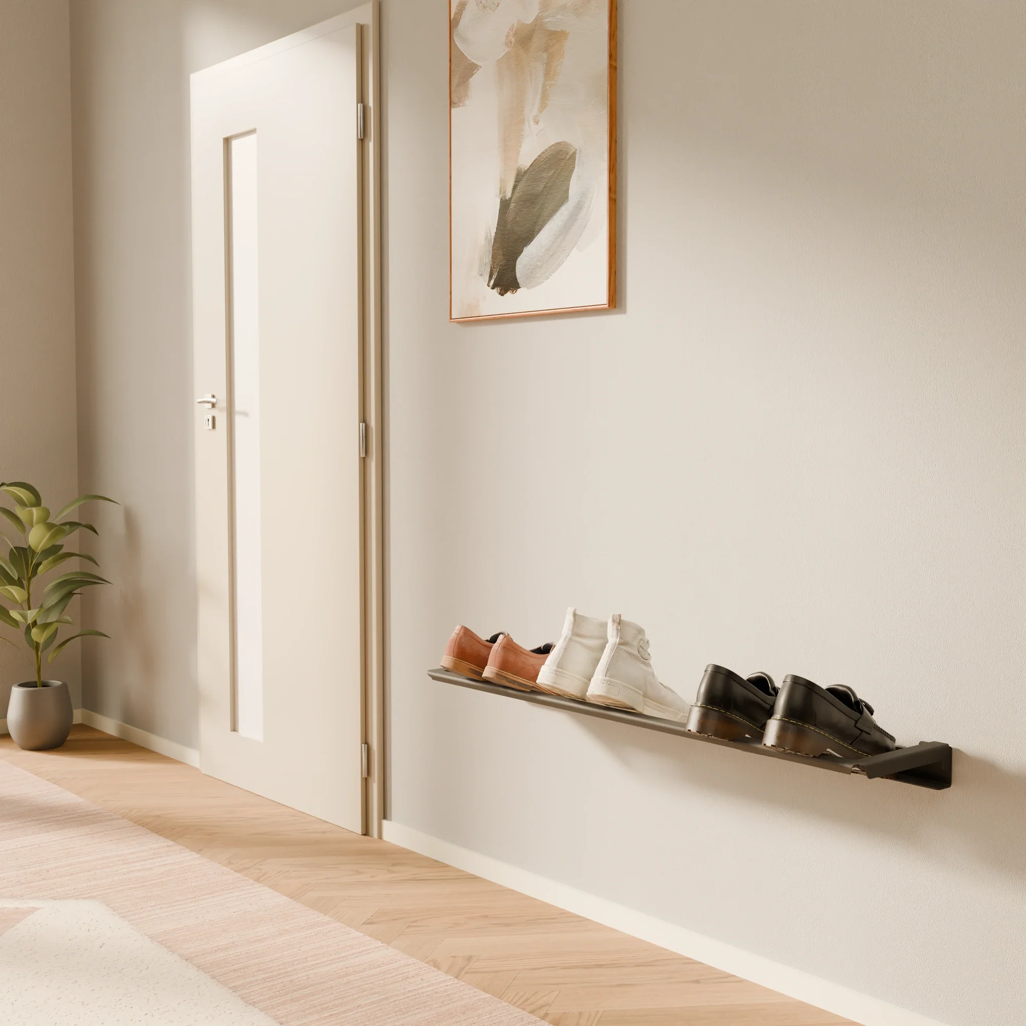 Metal Shoe Rack – Wall mounting - Image 4