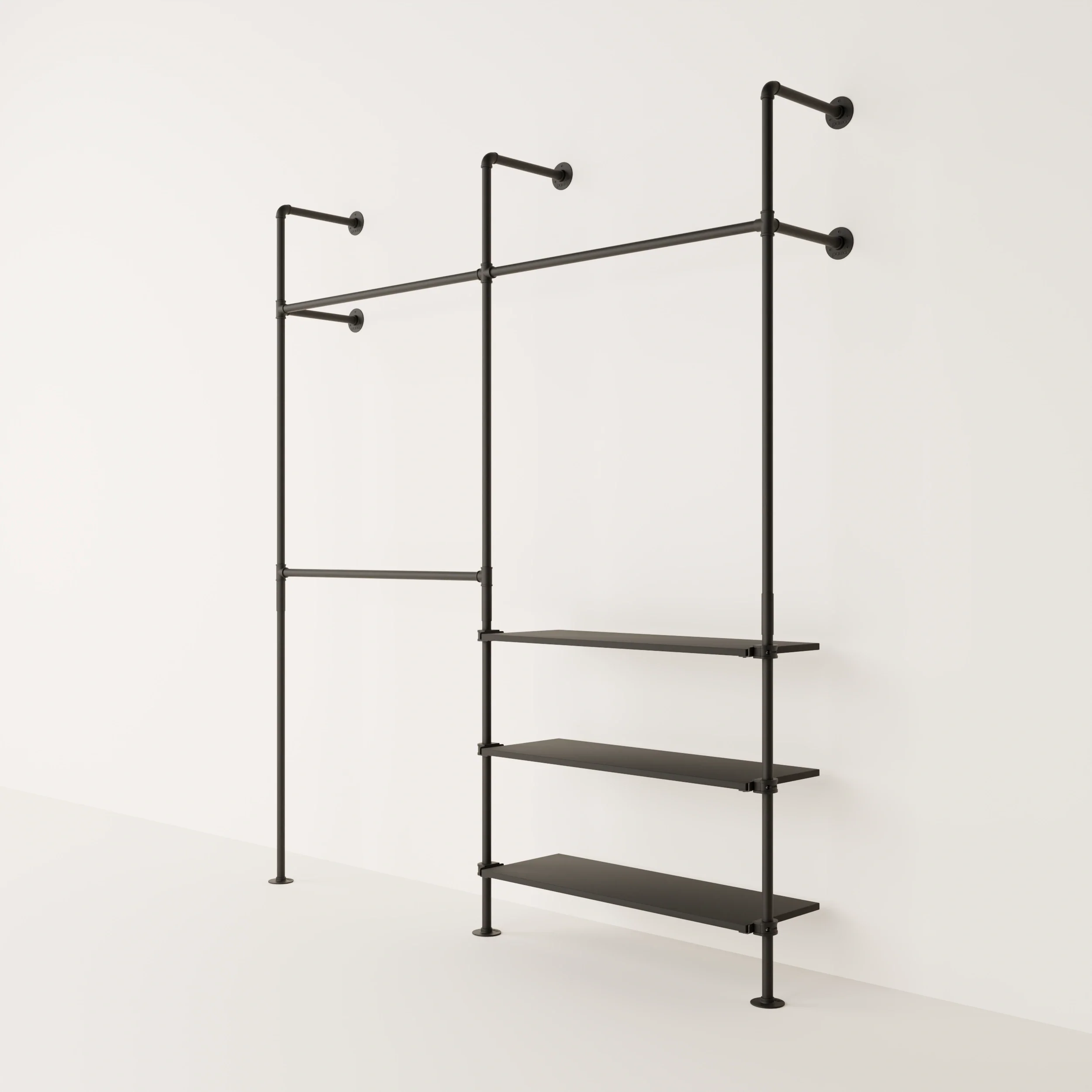 Shelf – Black | incl. mounting accessories | Set of 1 | Set of 3 | Set of 5 - Image 4