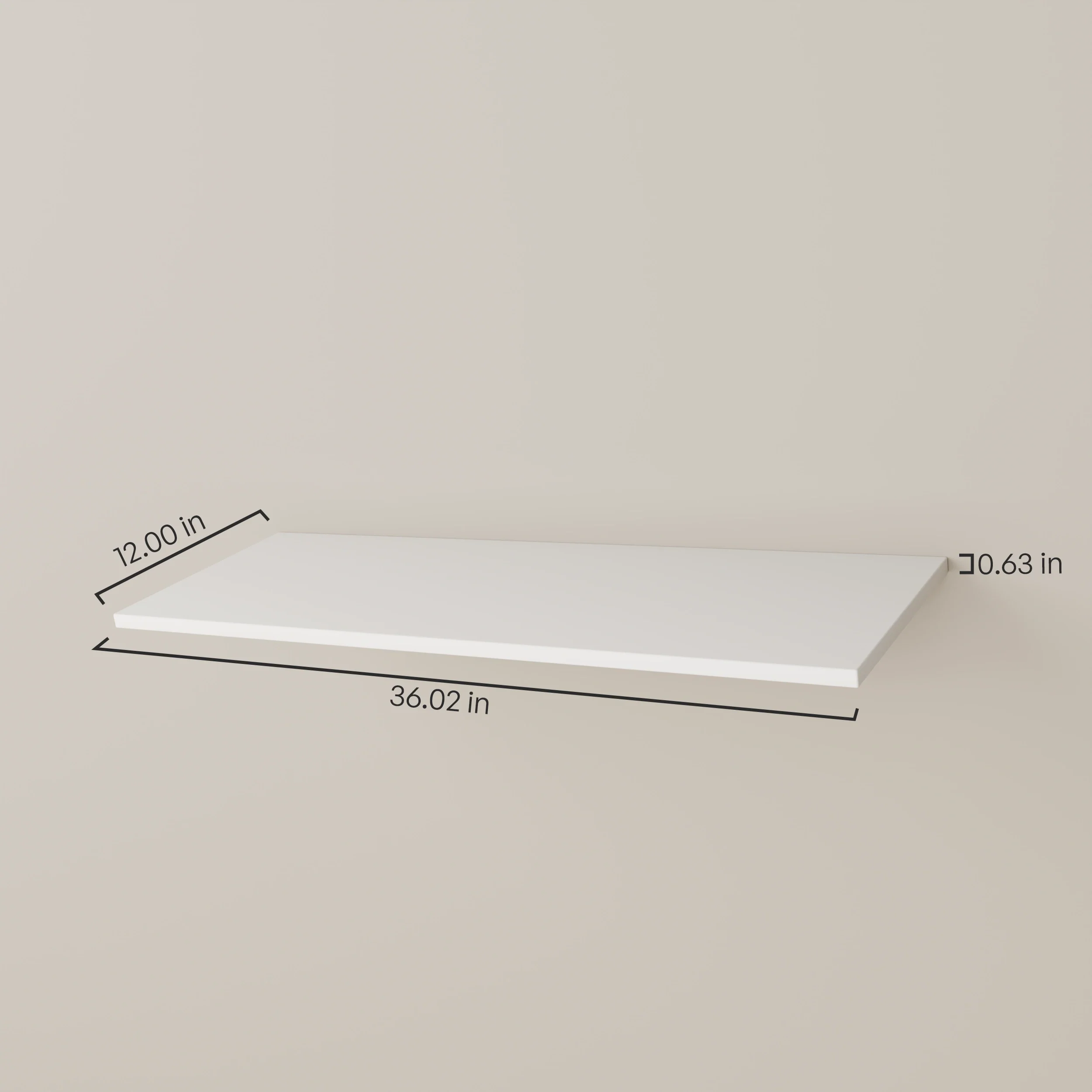 Shelf – White | incl. mounting accessories | Set of 1 | Set of 3 | Set of 5 - Image 3