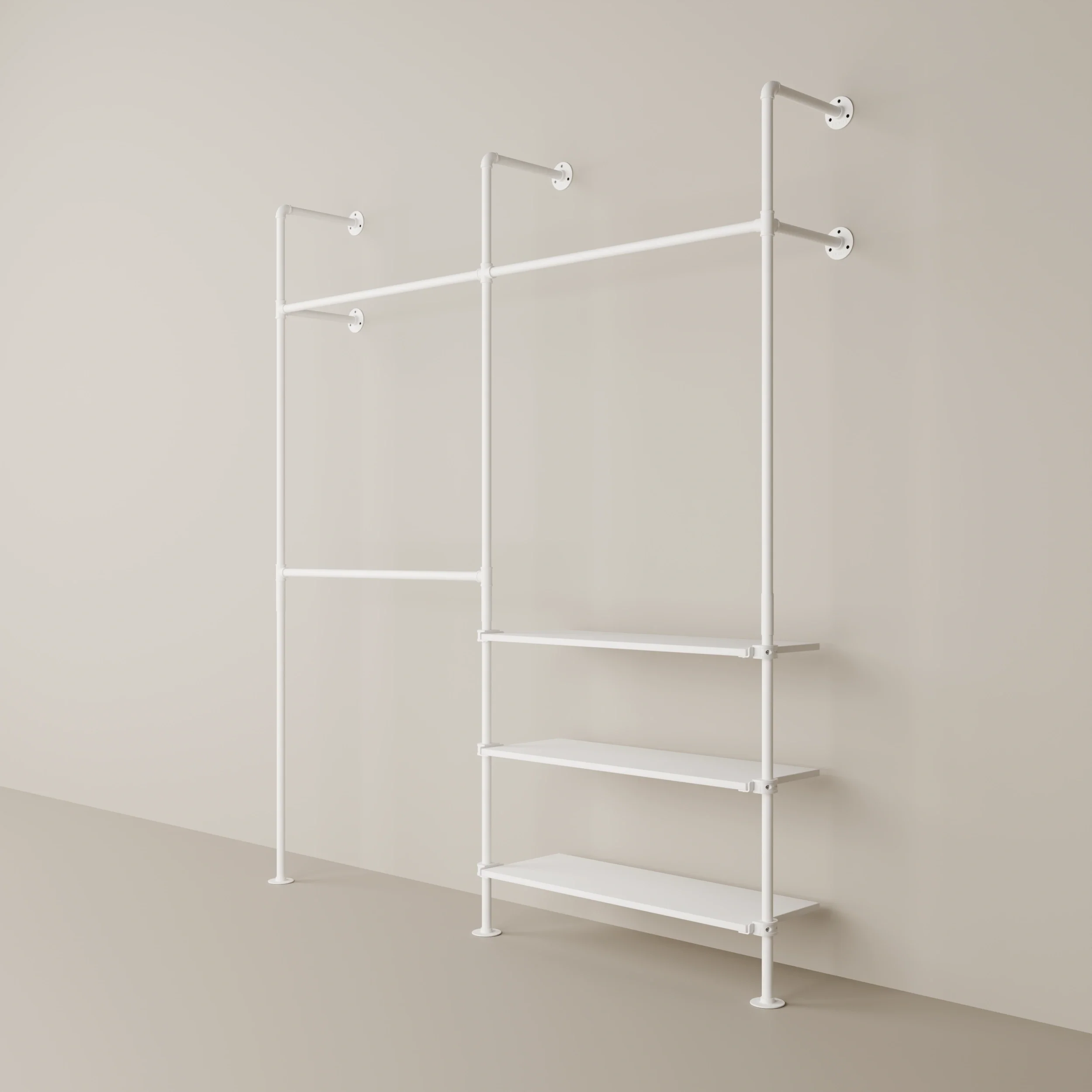Shelf – White | incl. mounting accessories | Set of 1 | Set of 3 | Set of 5 - Image 4