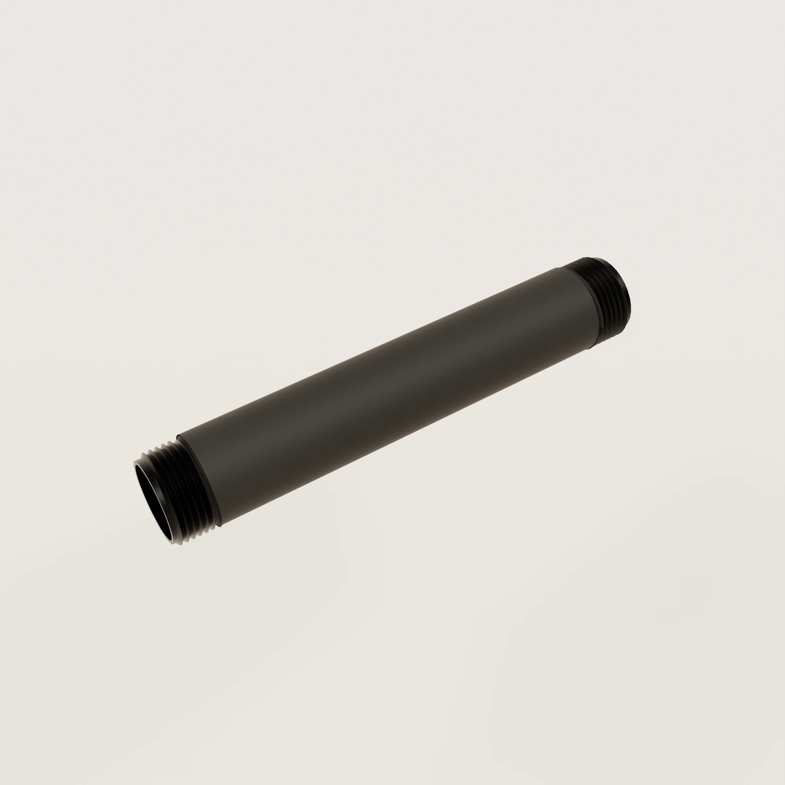 THREADED PIPE 3/4" – Various lengths | powder coated black malleable iron pipe - Image 3