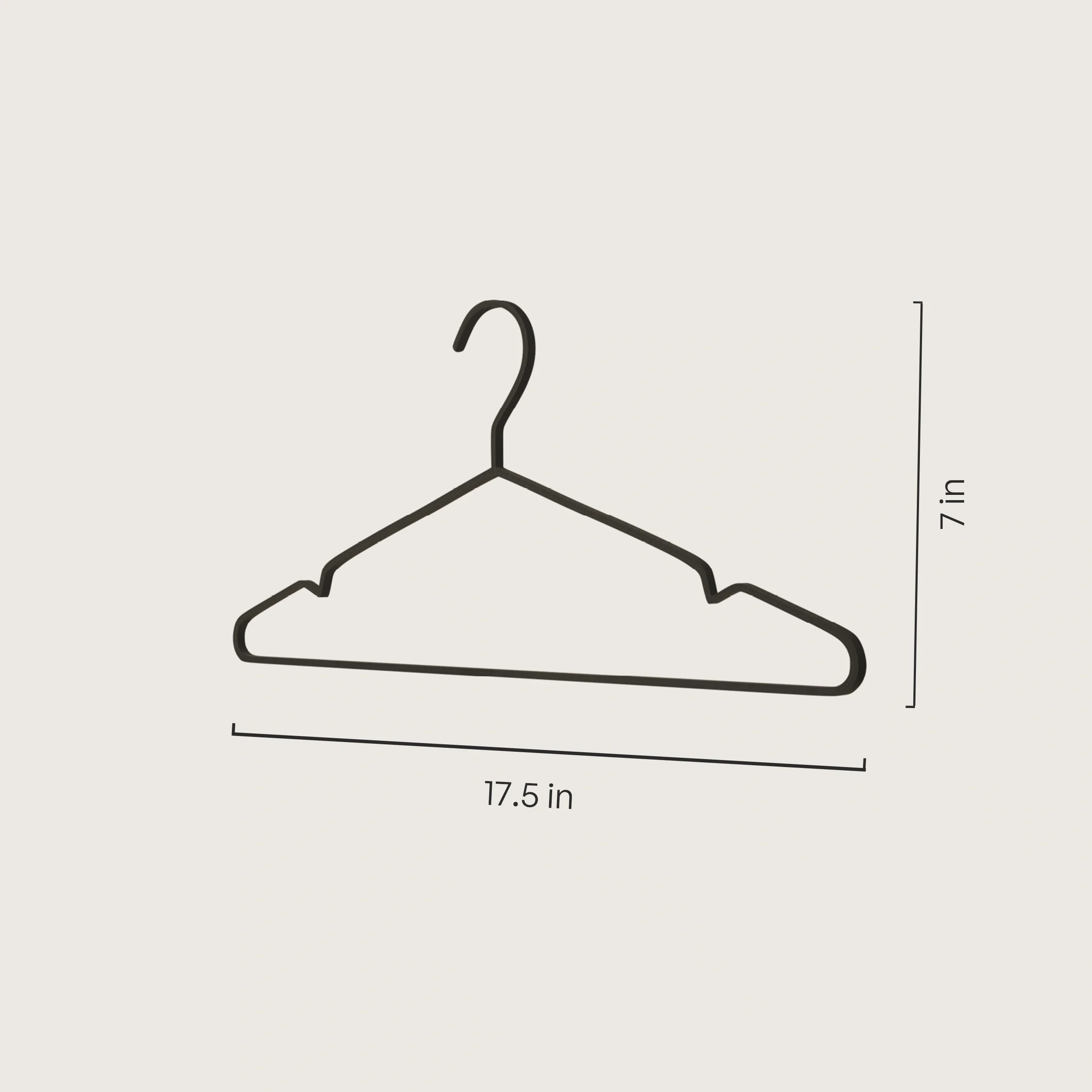 Coat Velvet Hanger – Set of 5 | Set of 10 - Image 3